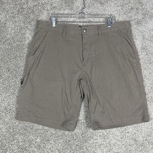 Mountain Khakis Shorts Mens 38 Brown Classic Fit Stretch Outdoor Hiking Pockets